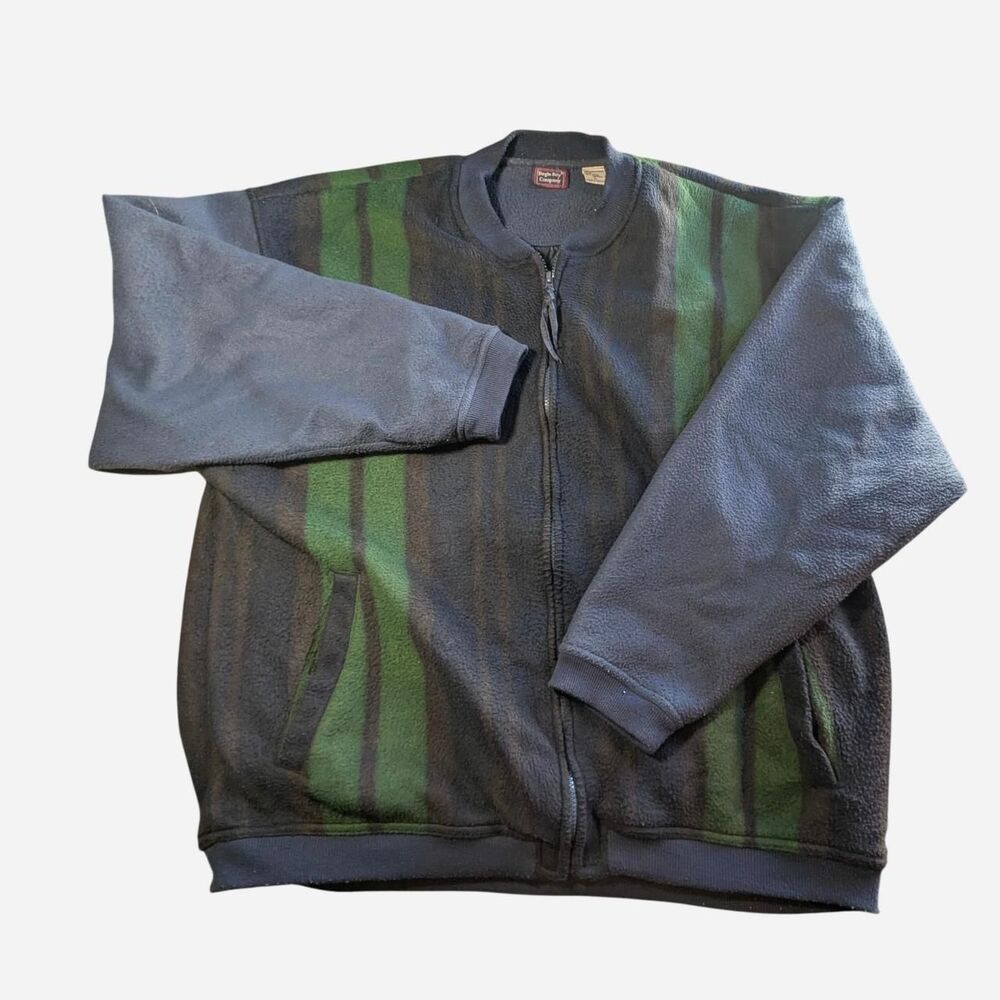 Bugle-boy Men's Green and Grey Jacket